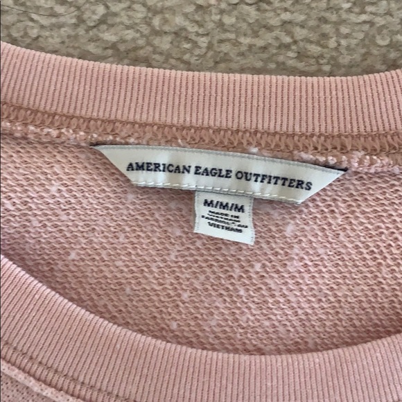 American Eagle Pink Lightweight Sweatshirt - Picture 4 of 4